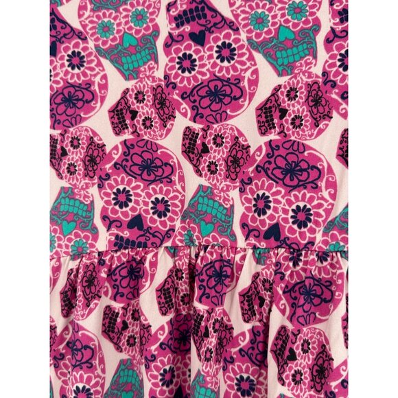 DotDotSmile Girls Dress Size 12/24 Months Maxi Skull Print New with Tags - Picture 2 of 6